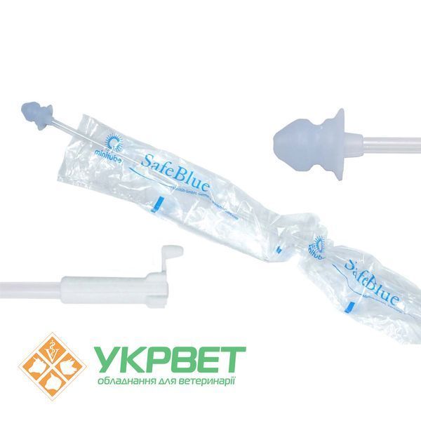 фото Катетер з фіксуючим буртиком і пробкою Clear Glide 0406-0475 УкрВет