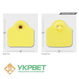 Бирки вушні для кіз та овець Caisley L/L 0600-1828 фото