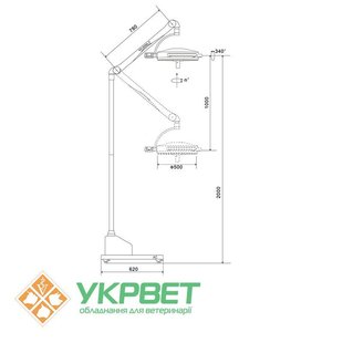 Світильник операційний KD-2036D-3 0804-1315 фото