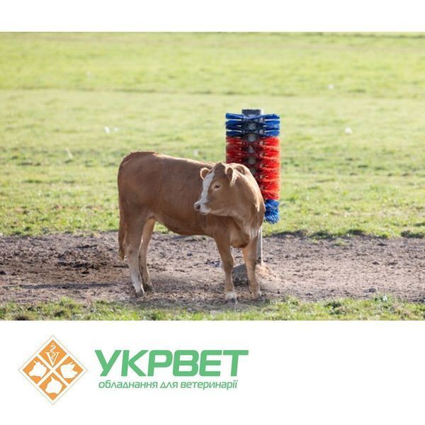 фото Щетка-чесалка HAPPYCOW на стойке 0511-0970 УкрВет