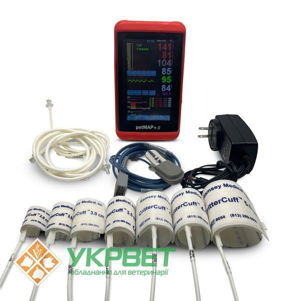 фото Ветеринарный тонометр petMAP +II ( 7457 )  NIBP,Temp, Analog SpO2 0106-1677d УкрВет