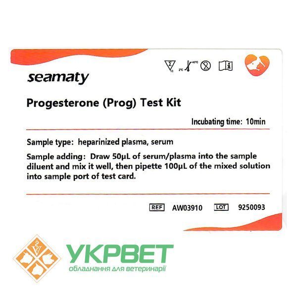 фото Тест-набор для тестирования на прогестерон у котов (cProg) AW03910_1 УкрВет