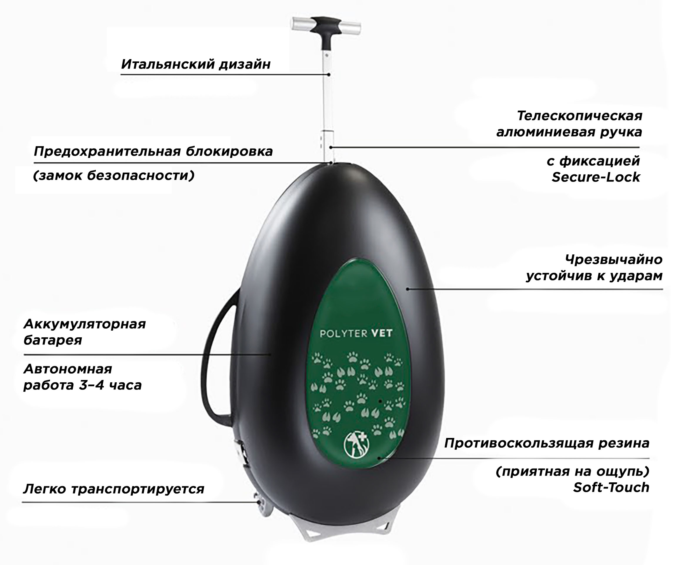 Многофункциональный аппарат для физиотерапии EME Polyter Vet 