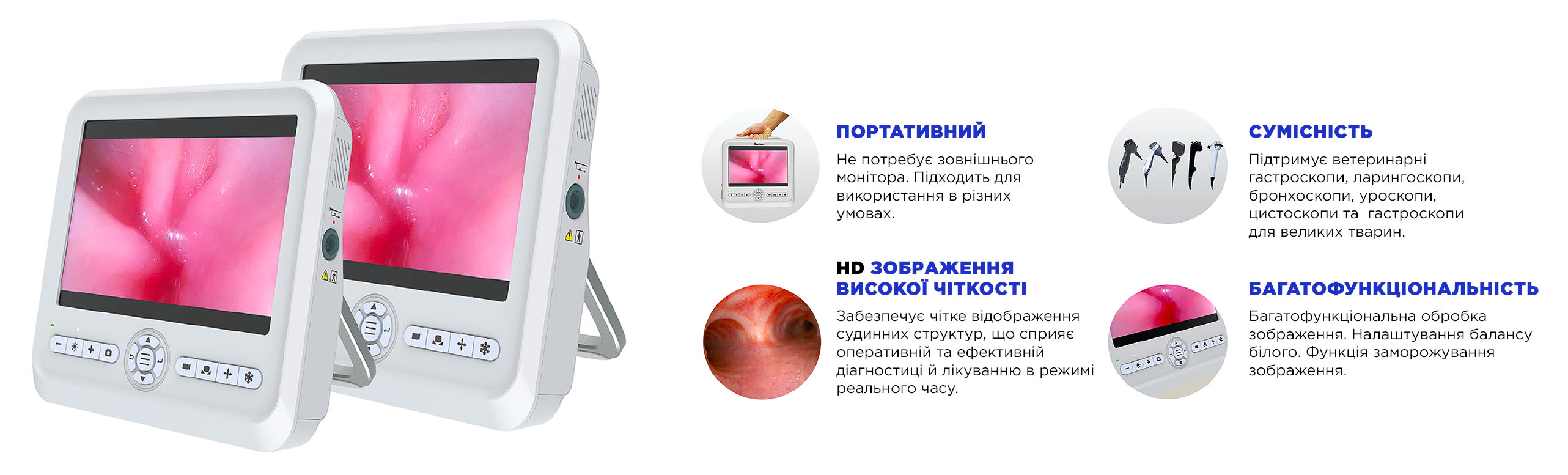 Портативний ендоскопічний процесор EV-100