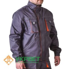 Куртка робоча прямого силуету на обтачному поясі