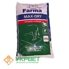 Порошок для подсушивания и дезинфекции животноводческих помещений MAX-DRY 25 кг